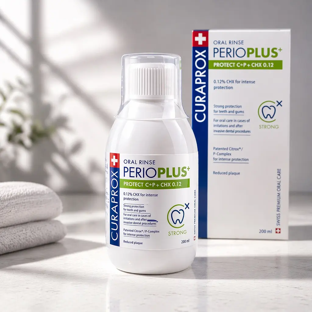 Ополіскувач для ротової порожнини Curaprox Perio Plus Protect CHX (0,12% хлоргексидин) 200 мл