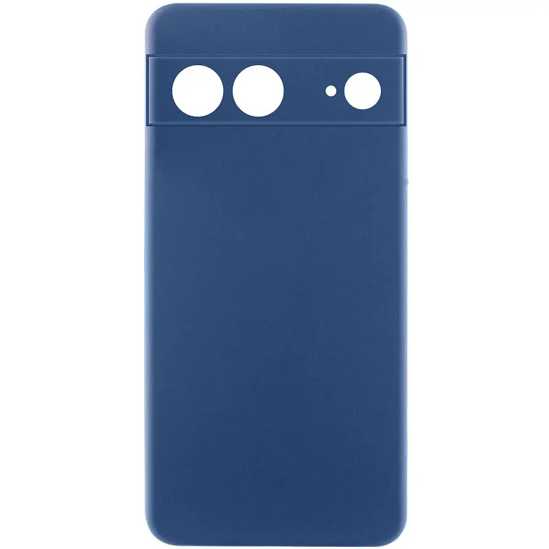 Чохол Silicone Cover Ummi Lakshmi Full Camera (AA) для Google Pixel 8 Синій / Navy Blue