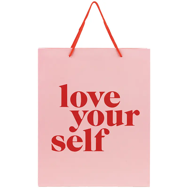 Набір подарункових пакетів Axent Love yourself паперові 26х32 см 5 шт. (8502-29-A) - фото 2