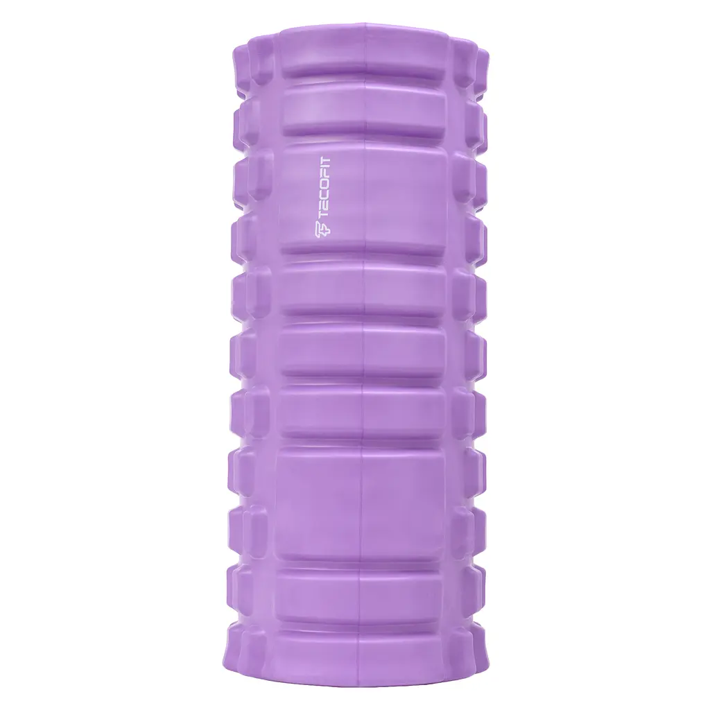 Масажний ролик TECOFIT Foam roller 33x14 см Фіолетовий (TOP18013781/3) - фото 3