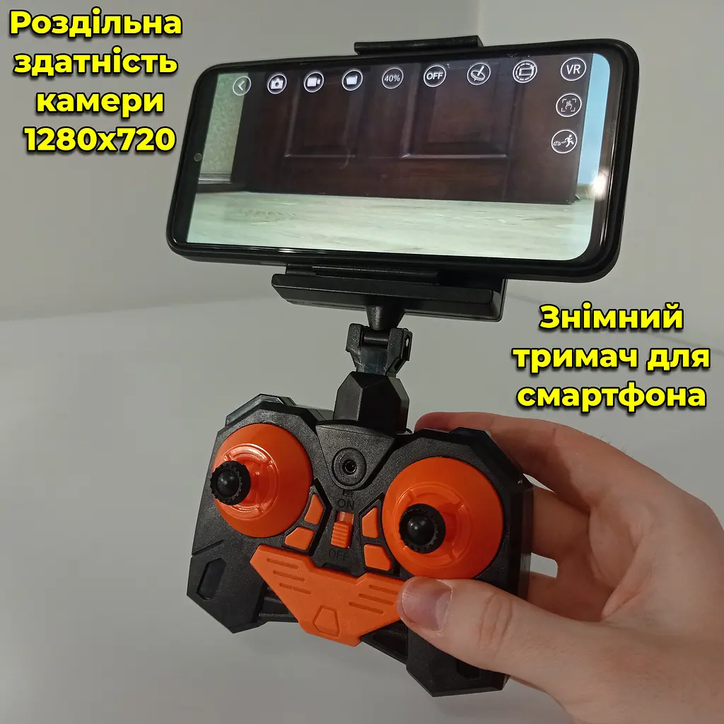 Машинка-джип на радиоуправлении с Wi-Fi камерой 720p.BigFoot Monster. Просмотр в реальном времени на смартфоне - фото 2