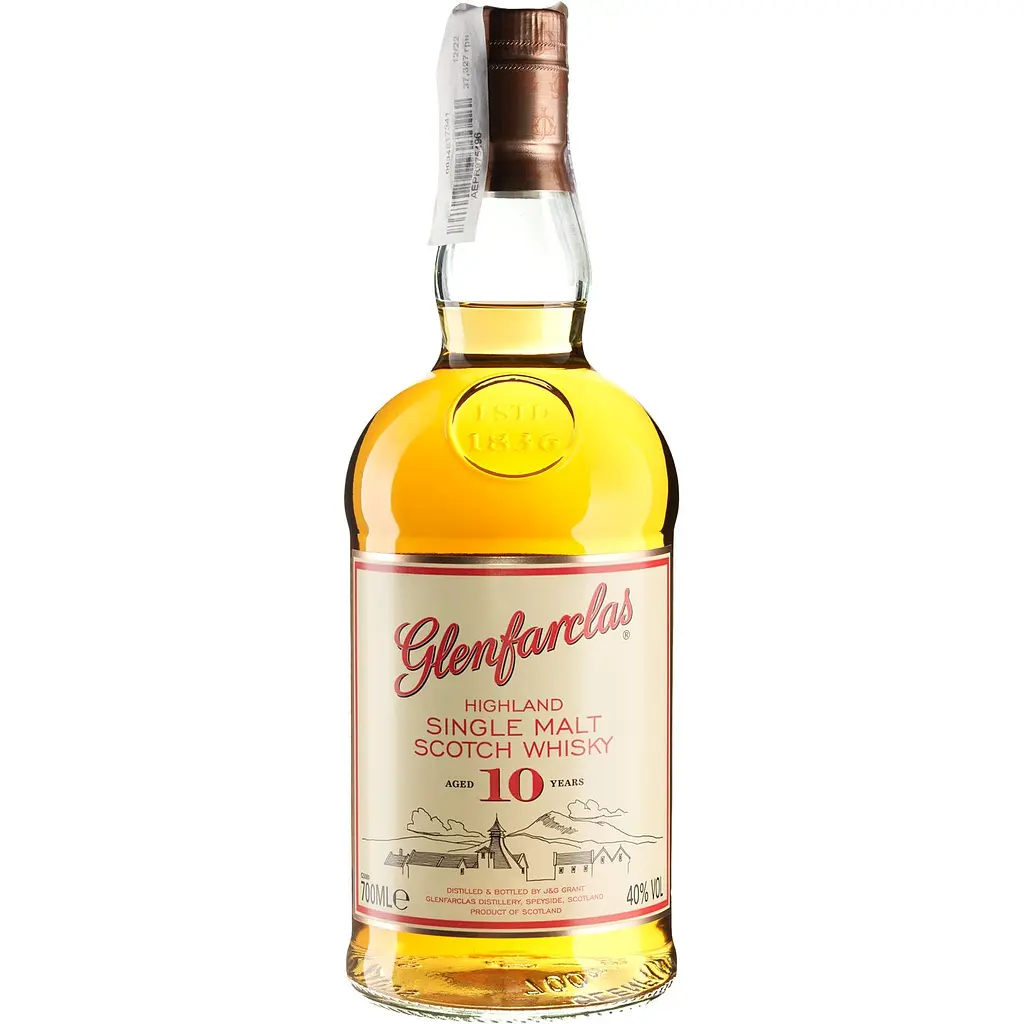 Виски Glenfarclas 10 лет Single Malt Scotch Whisky 40% 0.7 л - фото 2