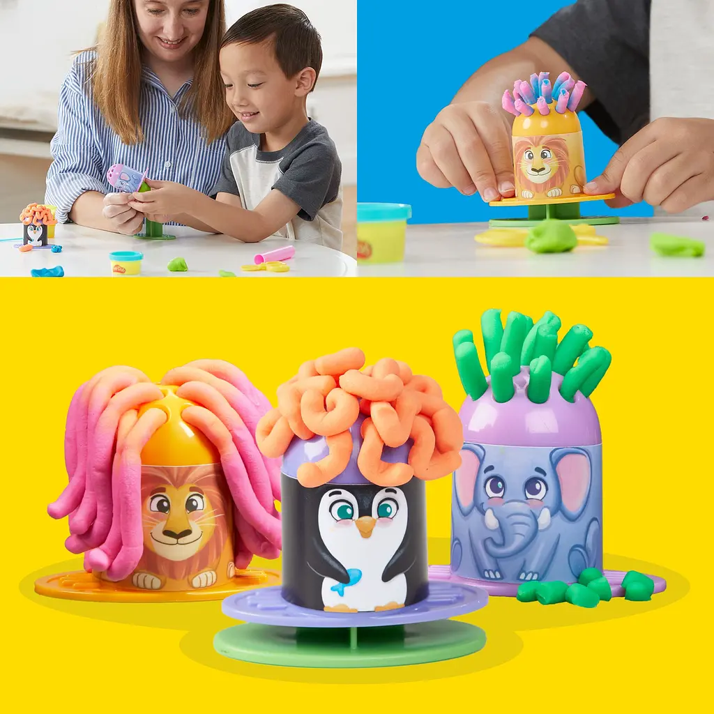 Набор для творчества Hasbro с массой для лепки Play-Doh Grow and Style Animals (F8787) - фото 15