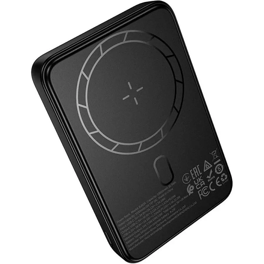 Зовнішній акумулятор Borofone BJ82A Magnetic 10000mAh 22.5W Black [161219] - фото 5
