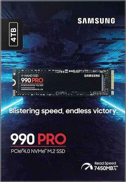 SSD накопичувач швидкісний Samsung 990 PRO 4 TB (MZ-V9P4T0BW) - фото 3