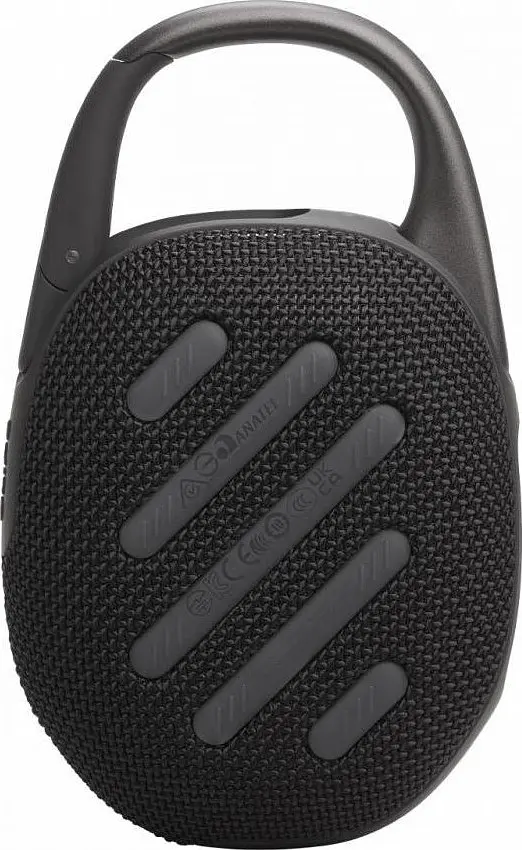 Портативна колонка JBL Clip 5 Black (JBLCLIP5BLK) - фото 3