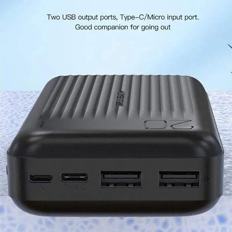 Зовнішній акумулятор XO PB302 20000mAh 10W Black [163283] - фото 6
