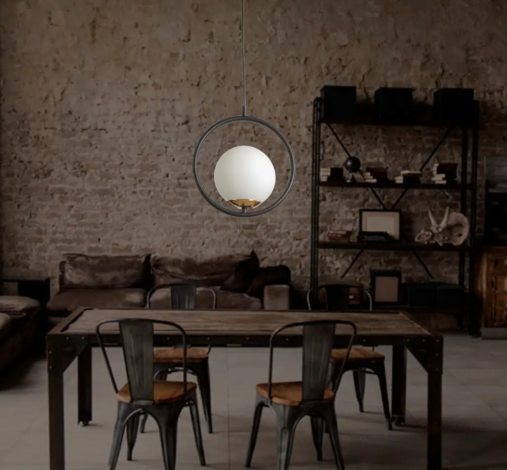 Люстра Brille молекула подвесная E27 60W BK (BL-909S/1) - фото 8