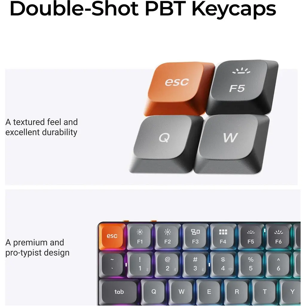 Клавіатура Keychron K3 Max Gateron Brown Switch UA Black (K3M-H3-UA) [169137] - фото 3