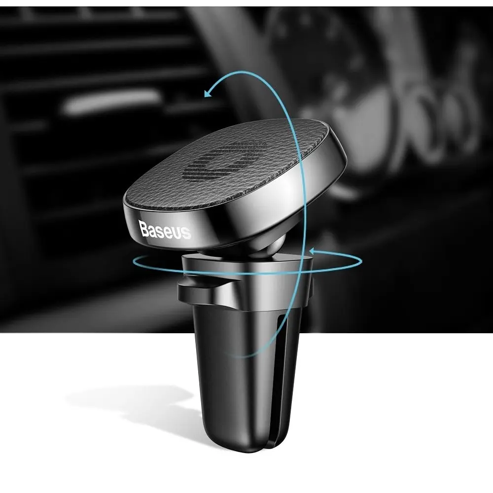 Автотримач Baseus Privity Series Pro Air Outlet Magnet Bracket Black [SUMQ-PR01] [75260] - фото 4