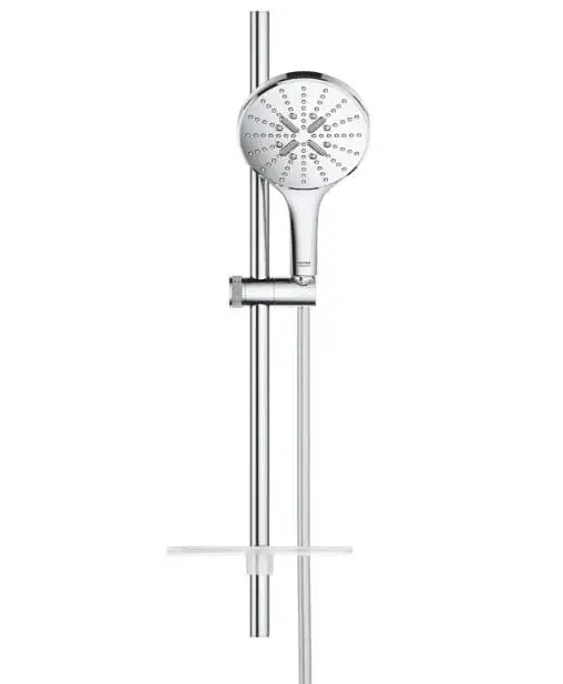 Душевый гарнитур Grohe Rainshower Smartactive 150 с полочкой 3 режима струи 30412 - фото 2