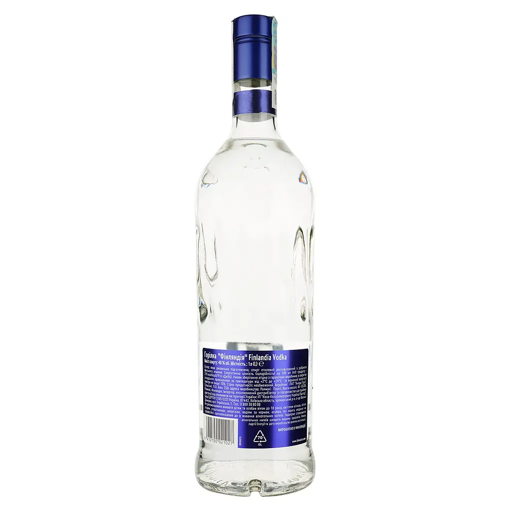 Упаковка водки Finlandia 40% 12 л (1 л х 12 шт.) - фото 3