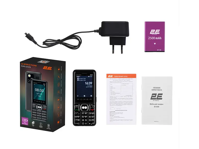 Мобільний телефон 2E E240 2023 Black (688130251068) - фото 12