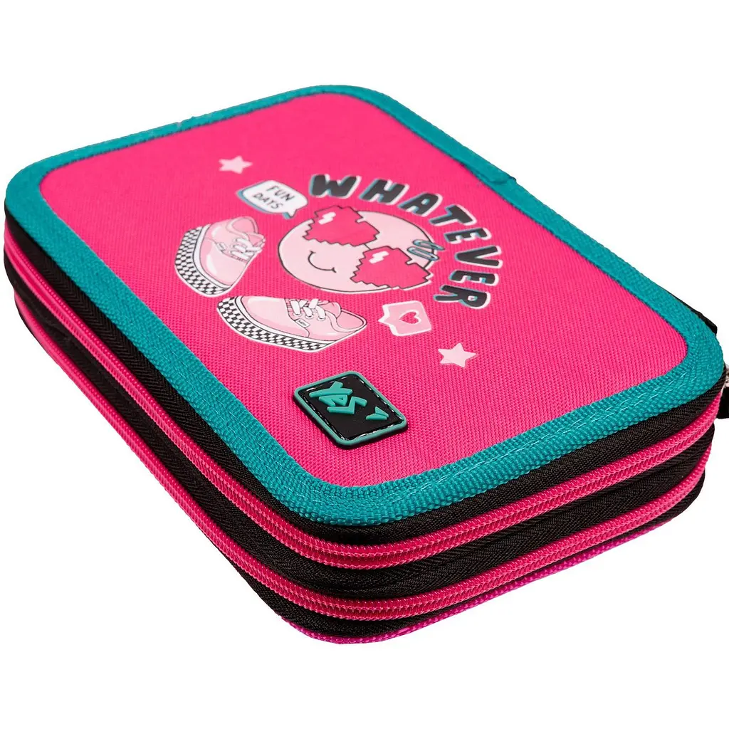 Пенал твердий Yes HP-01 Lovely Smile, 13х21х4 см, рожевий (533384) - фото 3