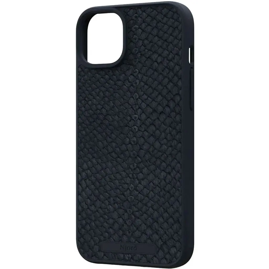 Чехол-накладка Njord Salmon Leather MagSafe Case Black для iPhone 15 Plus (NA52SL00) - фото 2