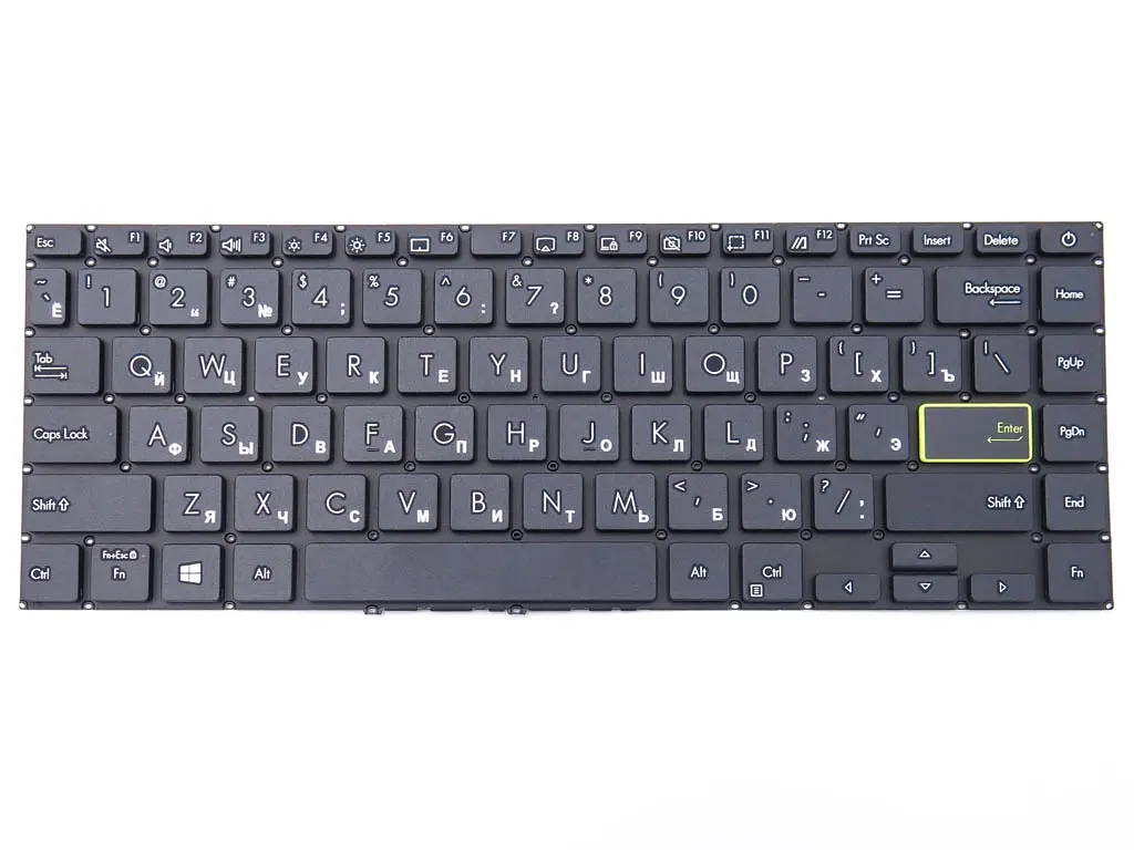Клавіатура для Asus VivoBook S14 S433, S433EA, S433EQ, S433FA, S433FL, S433JQ, X421 (UA Black). Оригінал - фото 3