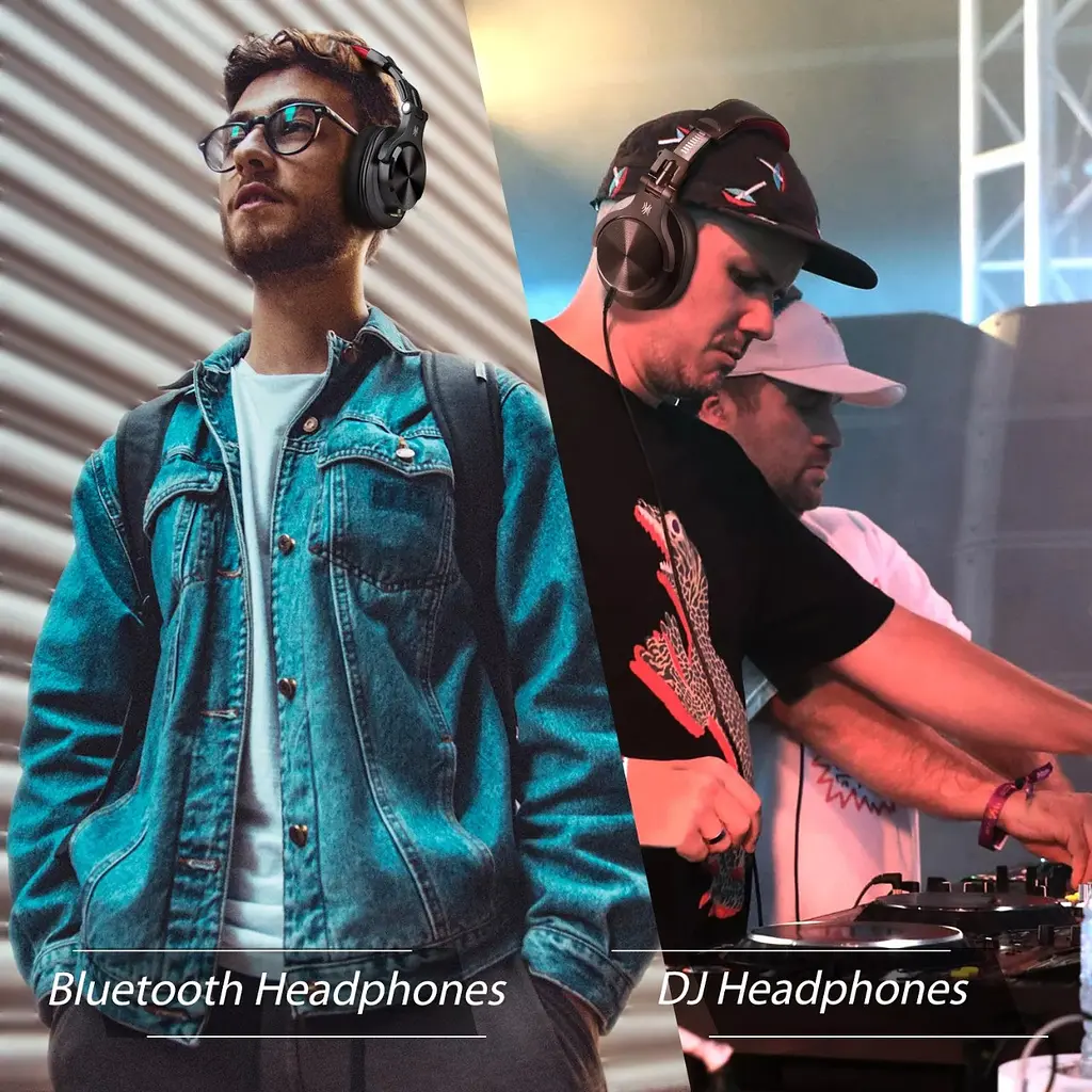 Беспроводные накладные студийные стерео наушники OneOdio PRO C микрофоном DJ наушники Y80B Оригинал - фото 9