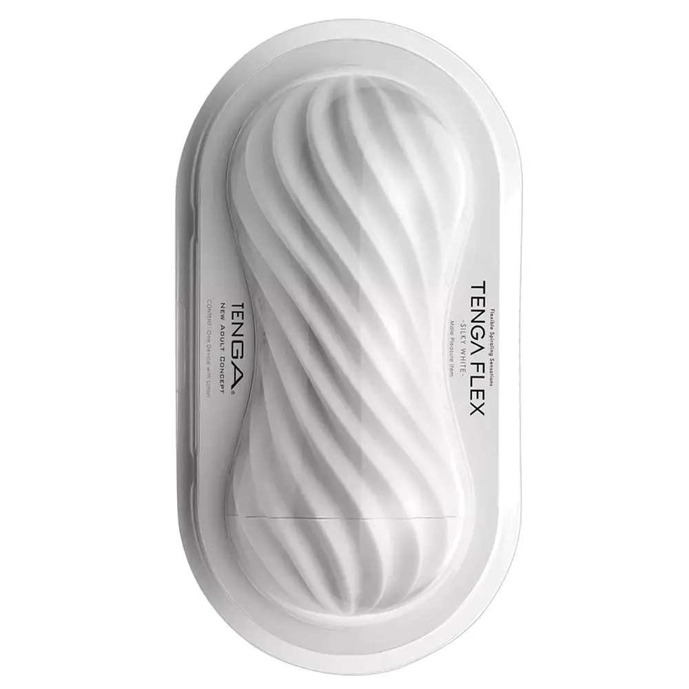 Мастурбатор Tenga Flex Silky White белый - фото 5