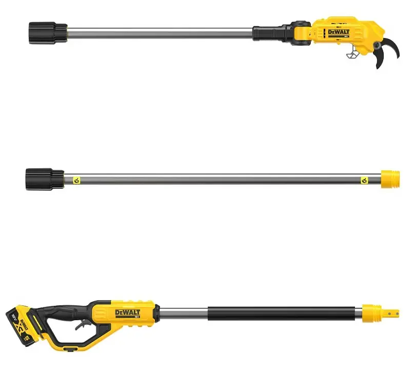Ножиці садові-секатор DeWALT зі штангою, акумуляторний з АКБ та ЗП DCMPP569P1 - фото 4