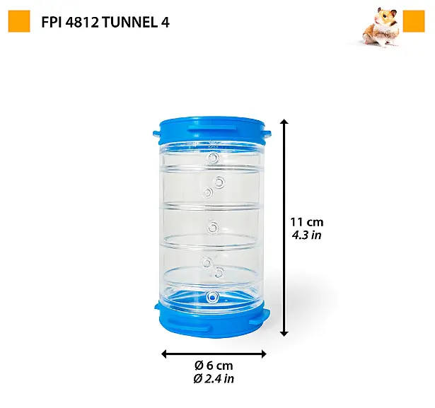 Тунель для гризунів Ferplast FPI 4812 Тunnel 4 Ø 6x11 см 84812099 - фото 3