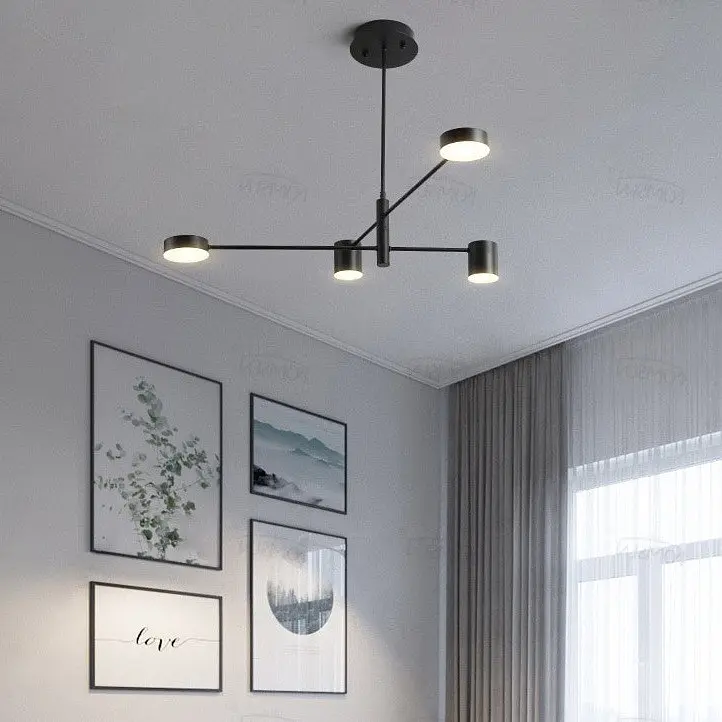 Світлодіодна led люстра Linisoln Dim 9602/2+2