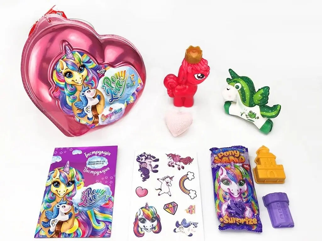 Креативна творчість Pony Love BPS-01-02U Різнокольоровий shop (4823102810058) - фото 2