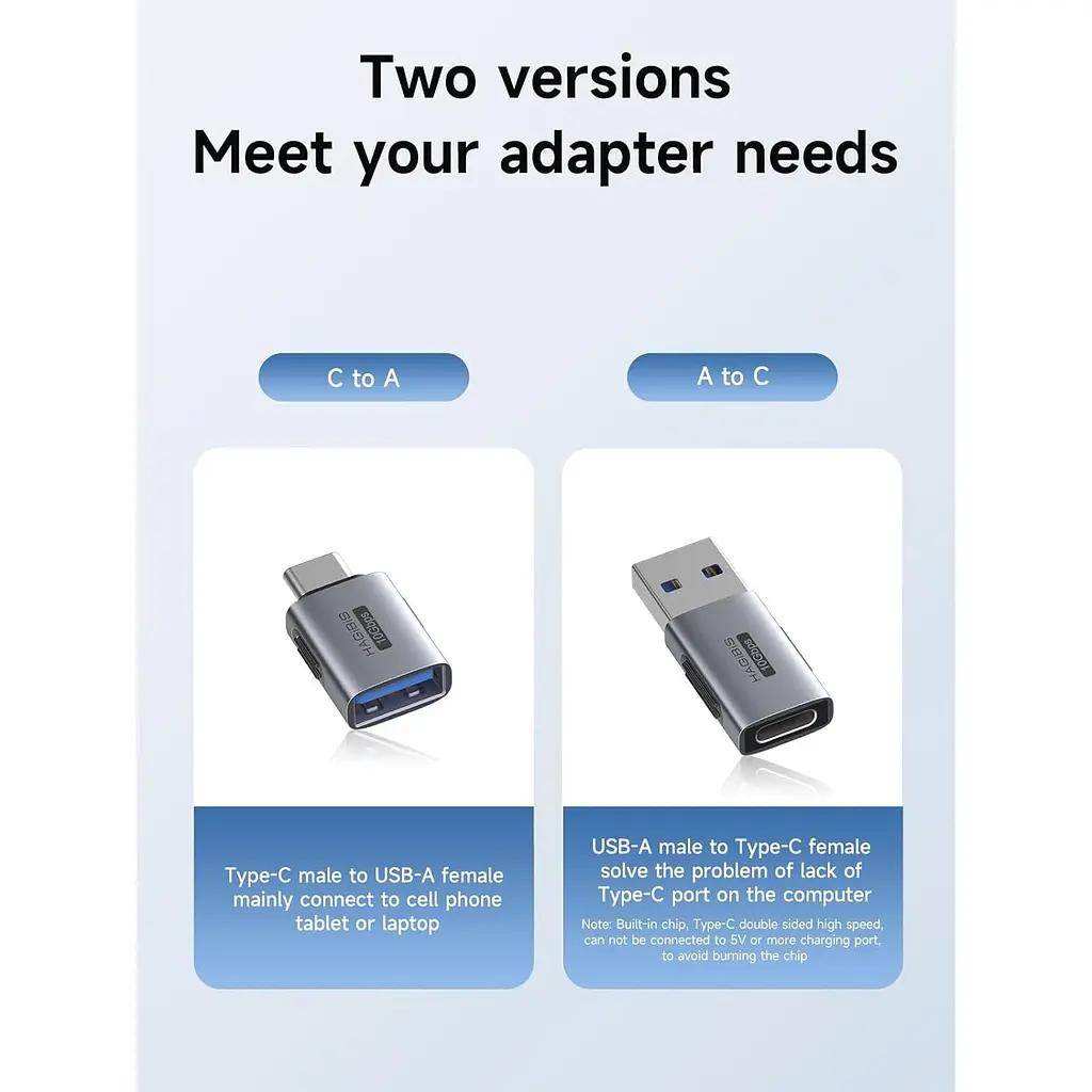 Перехідник Hagibis USB-C Adapter (TUA02) [160398] - фото 4