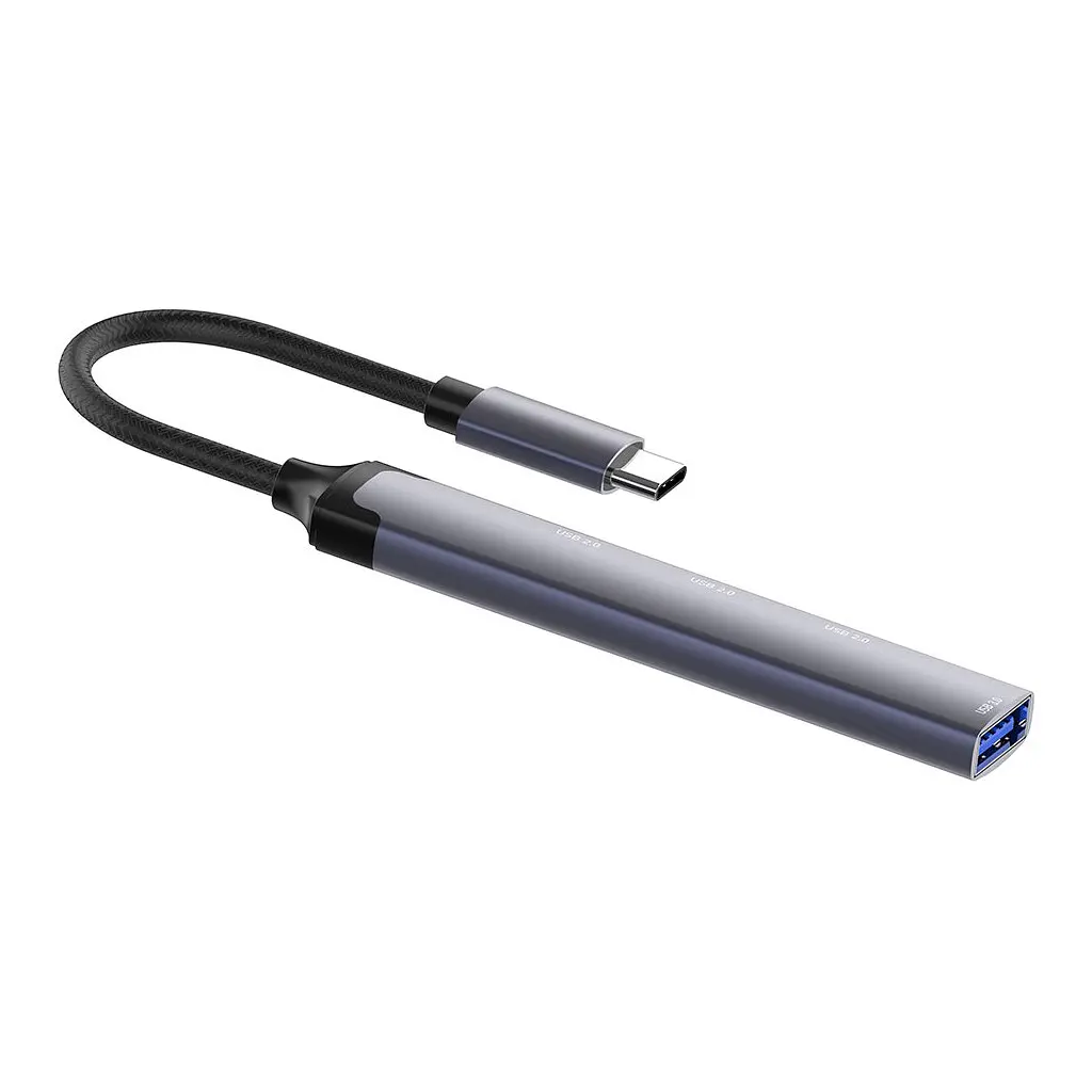 Концентратор ColorWay USB-C 4-в-1 USB2.0х3/USB3.0 (CW-HUB04) - фото 3