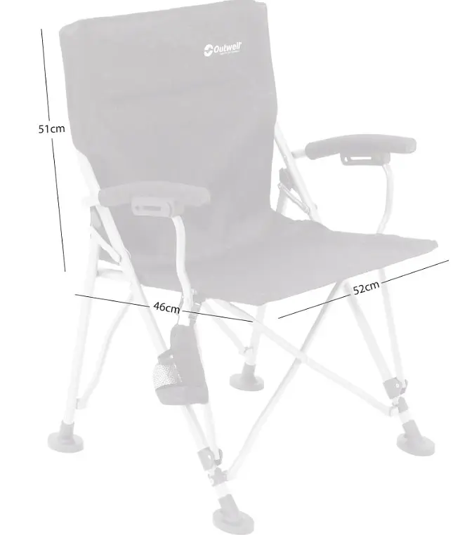 Стул раскладной Outwell Campo Forest Green (470387) - фото 3