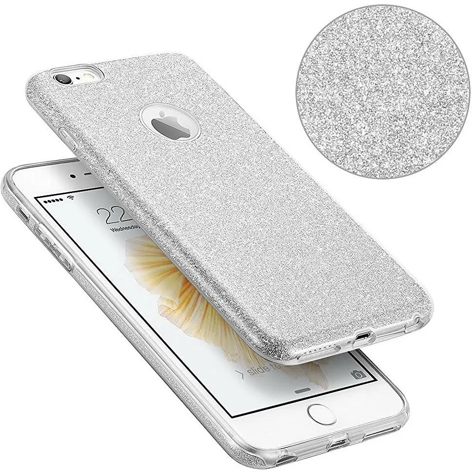 Чохол-накладка Toto TPU Shine Case iPhone 7 Silver - фото 2