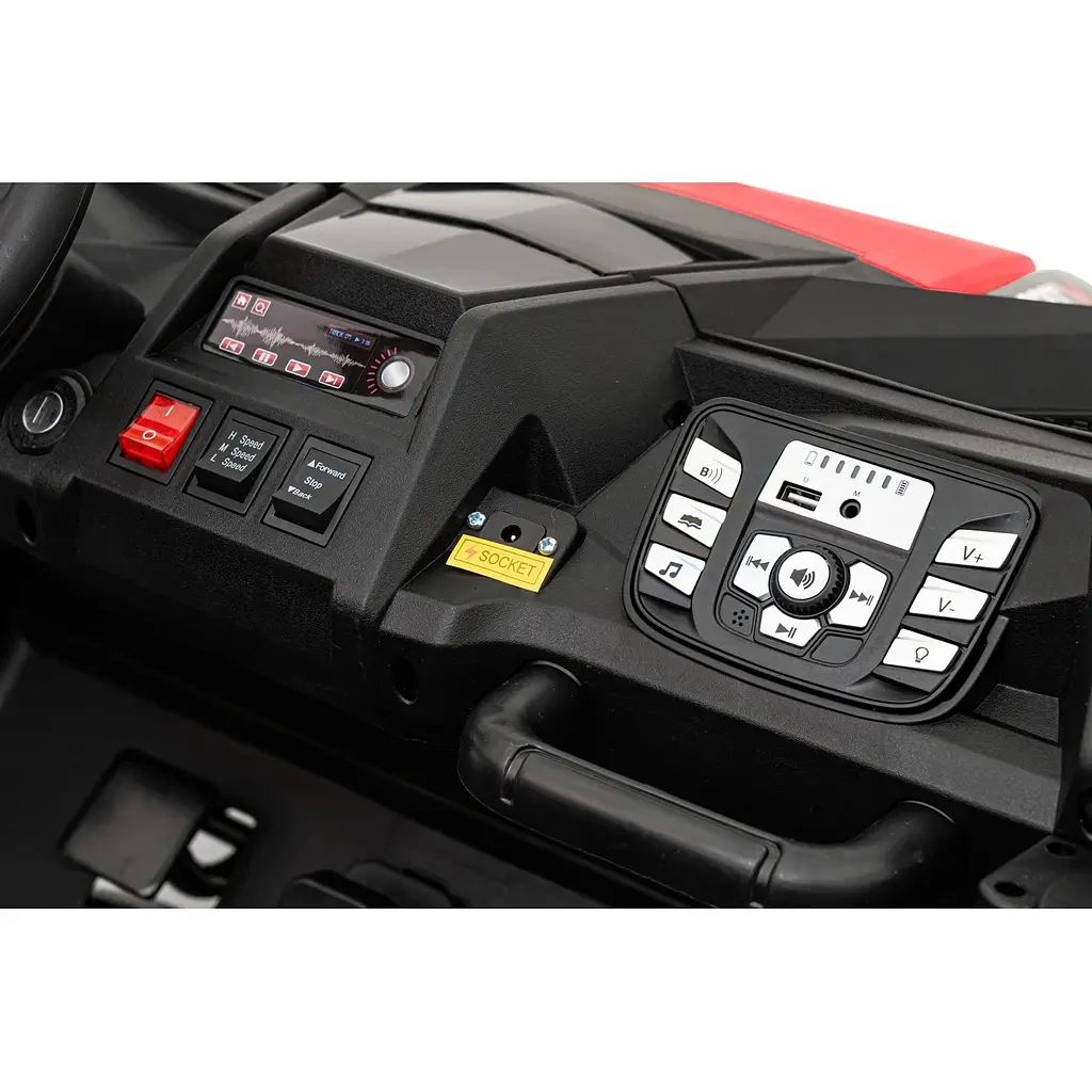 Электромобиль Ramiz Buggy ATV Strong Racing Audio LED 24 В, белый (PA.A032-STRONG.BIA) - фото 13