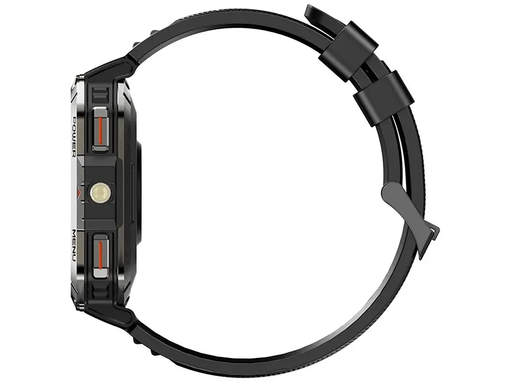 Розумний годинник Blackview W70 Pro з вбудованим ліхтариком чорний - фото 4