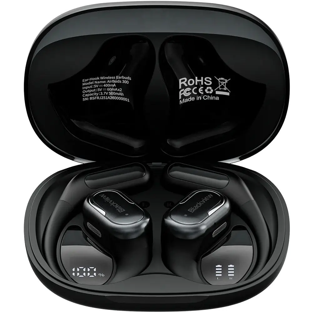 Навушники TWS Blackview AirBuds 300 Obsidian Black (6931548325826)
