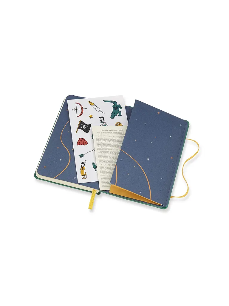 Записник Moleskine Peter Pan кишеньковий, Лінійка Зелений (LEPN01AMM710) - фото 6