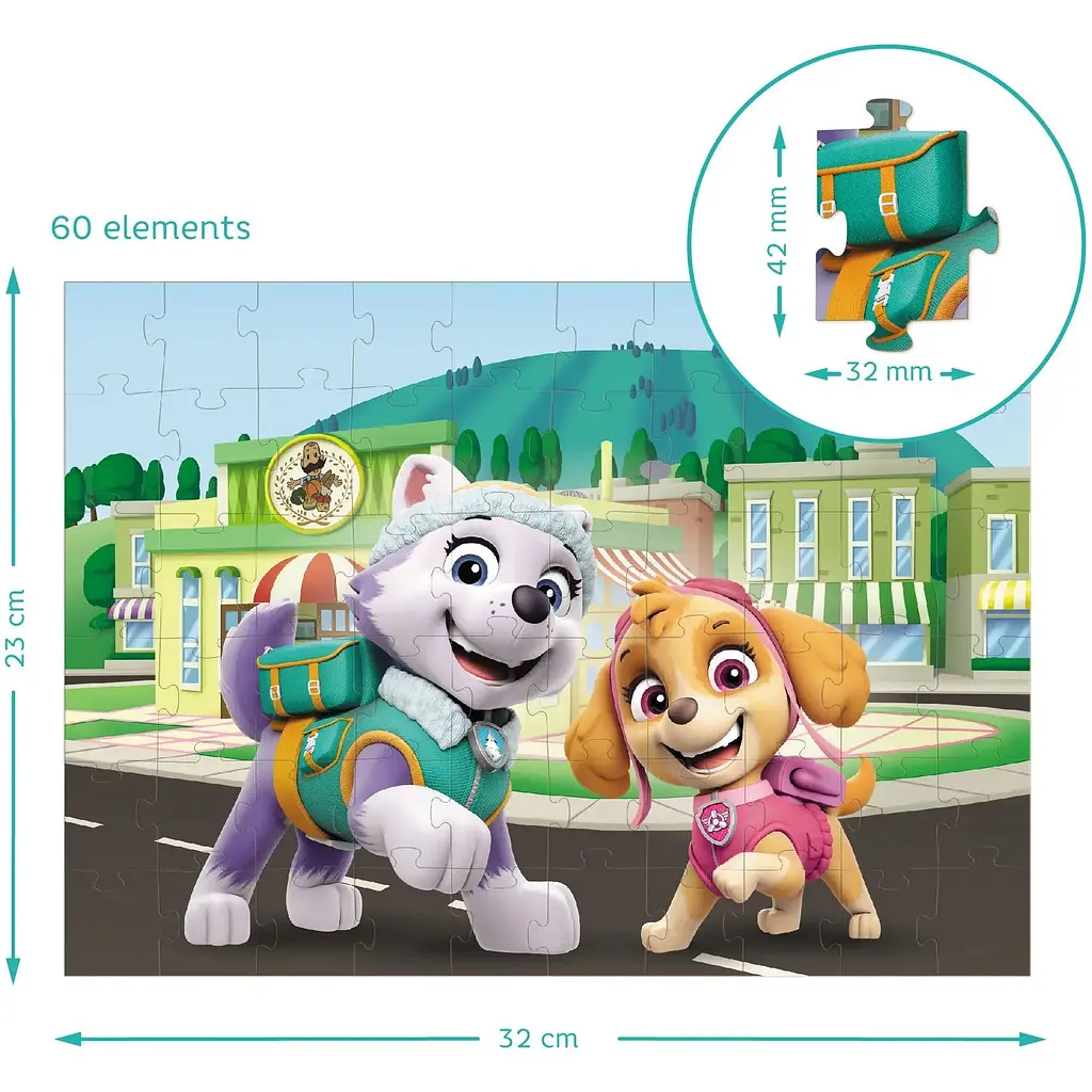 Пазл DoDo 2 в 1 Paw Patrol, 60 елементів (200161) - фото 4