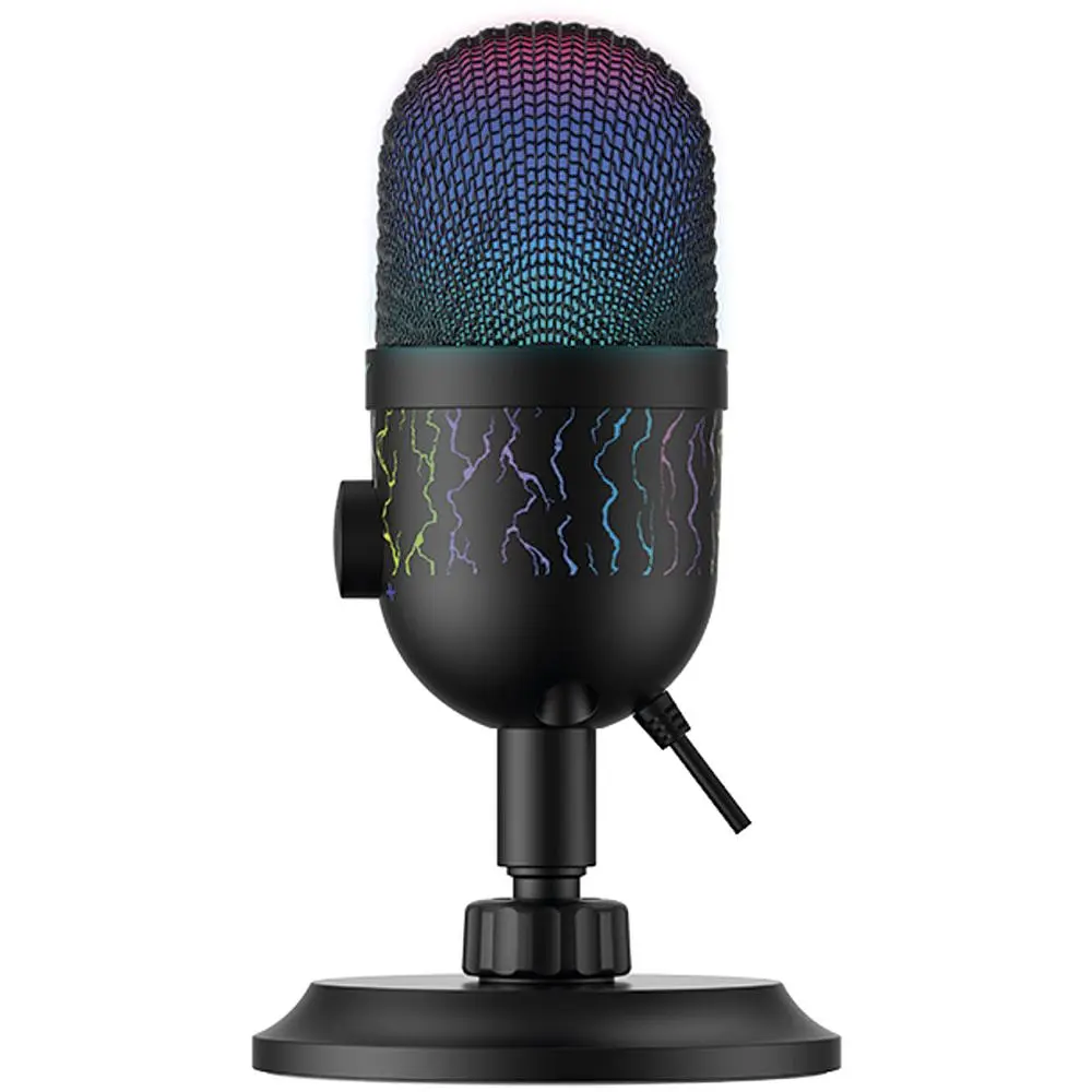 Мікрофон для комп'ютера Havit HV-GK52 USB RGB black (HV-GK52) - фото 2