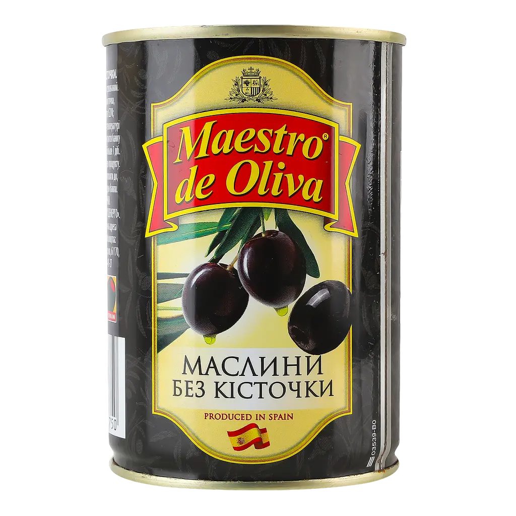 Набір: Ананас Iberica кільцями 580 мл + Маслини Maestro de Oliva чорні без кісточки 280 г - фото 3