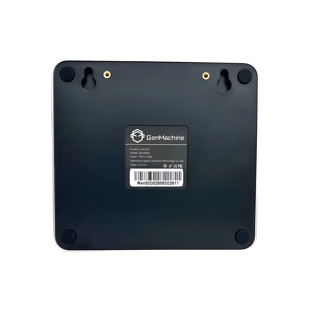 Міні-Пк GenMachine Ren 5000 / Ryzen 7 5825U / RAM 32GB / SSD 512GB / LAN / Wi-Fi / Bluetooth / Windows 11 Pro (Без ключа) / Cірий - фото 6