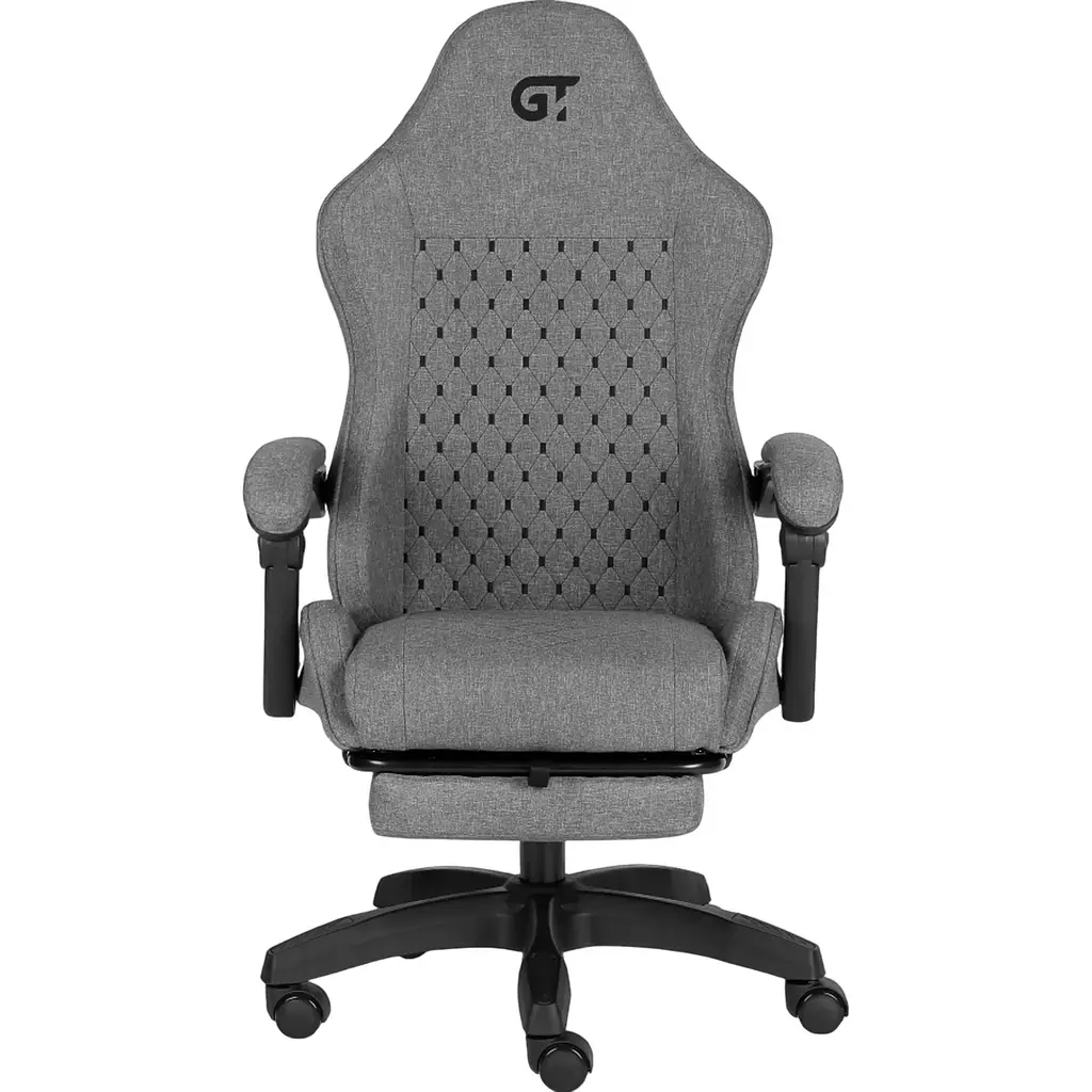 Геймерське крісло GT Racer X-2339 Fabric Black/Gray [166923] - фото 2