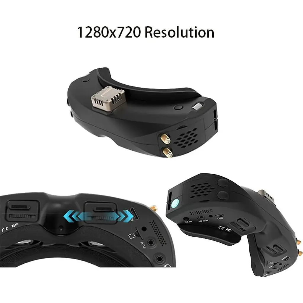 FPV очки Skyzone FPV SKY04O Pro 5.0G Black (SKY04OP5G) [137068] - фото 5