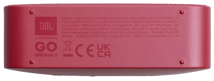 Портативна колонка JBL Go Essential 2 Червоний (JBLGOES2REDEU) (7089285) - фото 4
