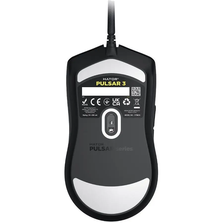 Ігрова миша HATOR HTM-610 Pulsar3 USB ESports Gaming 12000dpi 35G Black - фото 5