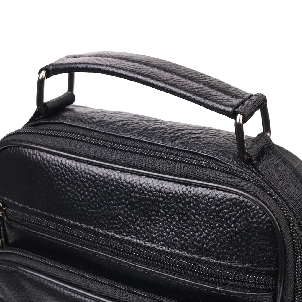 Кожаная мужская сумка Vintage 20х24х6 см sum0023560 - фото 4
