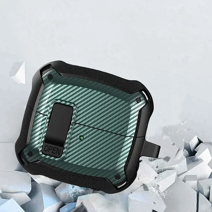 Чохол для навушників BeCover Protective TPU для Samsung Galaxy Buds 3 Pro Dark Green (712010) - фото 2