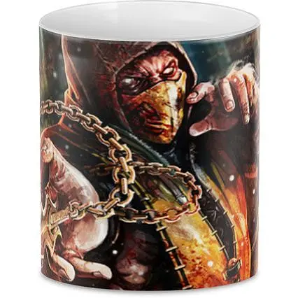 Кухоль GeekLand Mortal Kombat Мортал Комбат фан арт MK.02.14 330 мл білий - фото 3