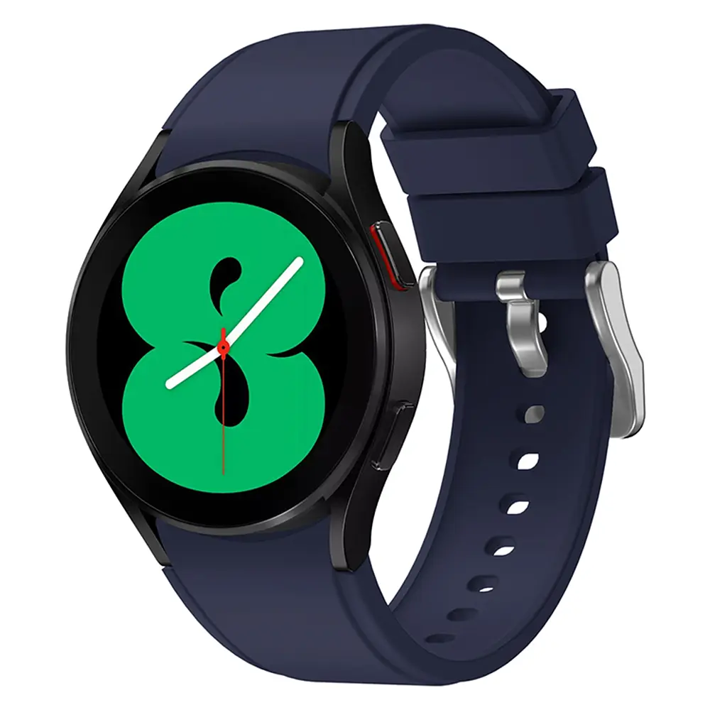 Ремінець для Samsung Galaxy Watch 5 40mm - синій ширина кріплення 20мм силікон Watchbands Galaxy Classic (W43-1WB41057973) - фото 2