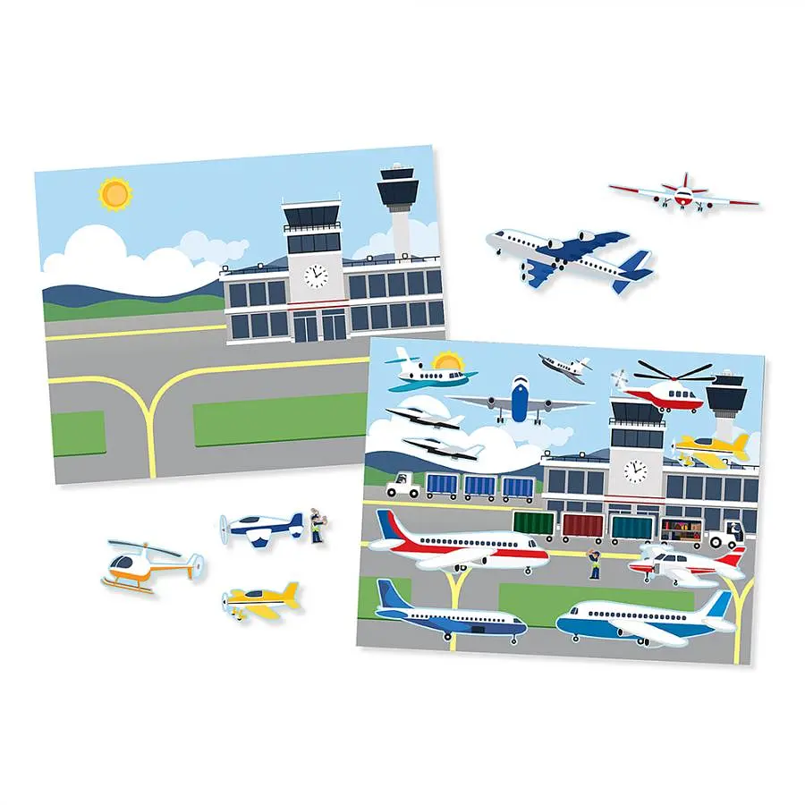 Набір багаторазових наліпок Melissa & Doug Транспорт (SM93209/6812) - фото 3