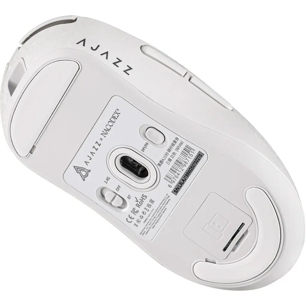 Мышь Ajazz AJ199 Carbon Filter White (AJ199-W) [158860] - фото 3