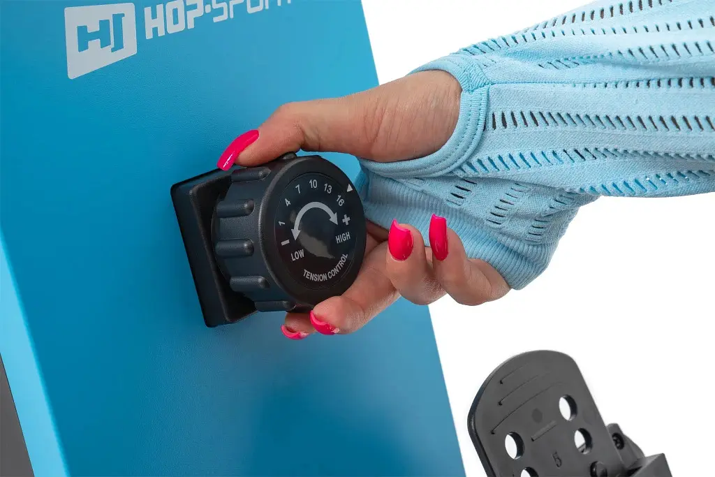 Гребной тренажер Hop-Sport HS-075R Nuke синий  - фото 14