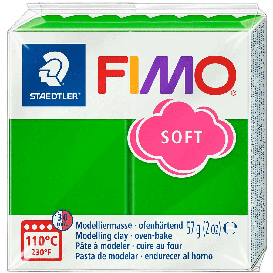 Пластика для біжутерії Soft Тропічна зелена 57 г Fimo (4006608809690)